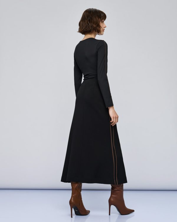 Midi skirt with piping details - Access Fashion - Image 3