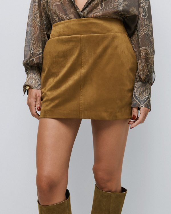 Suede mini skirt - Access Fashion - Image 2