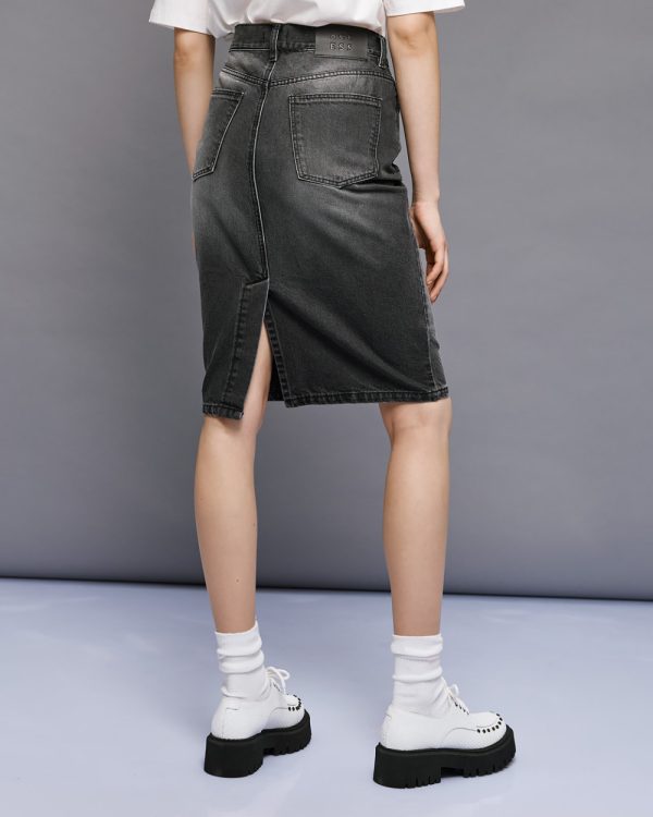 Denim midi skirt - Access Fashion - Image 4
