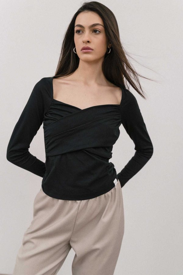 Valeria top with sweetheart neckline - 4Tailors - Image 4