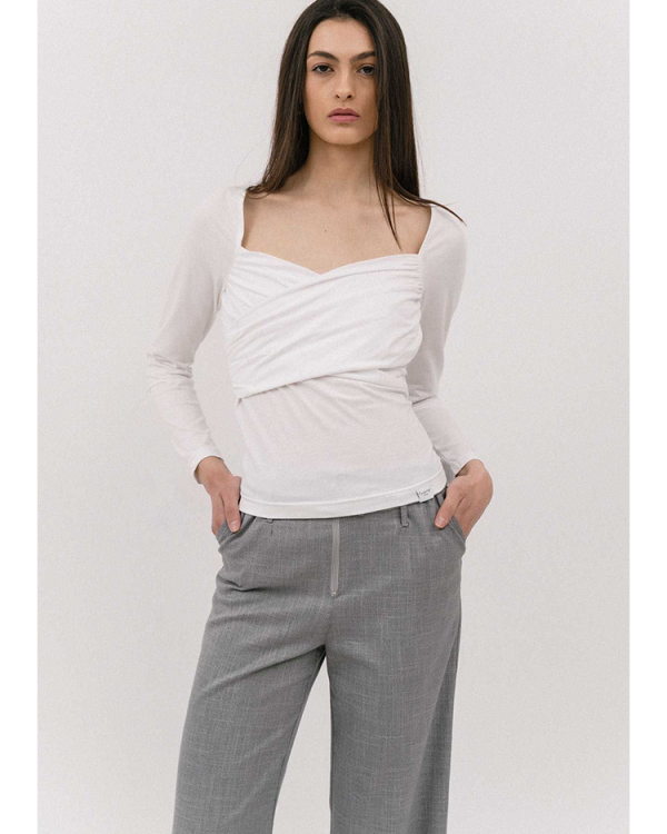 Valeria top with sweetheart neckline - 4Tailors