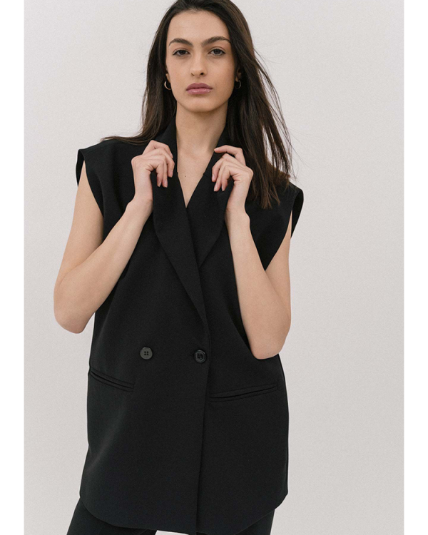 Molly double-breasted vest - 4Tailors