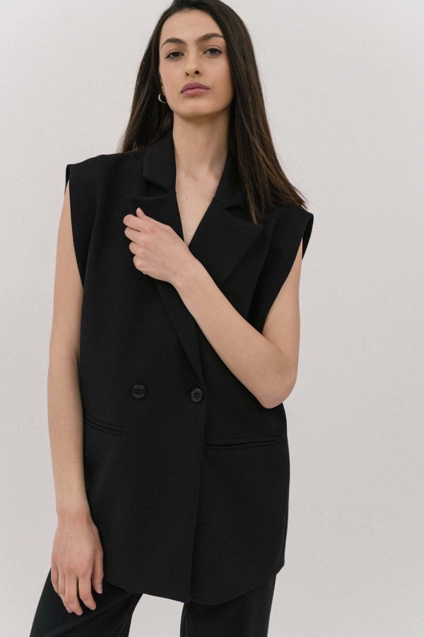 Molly double-breasted vest - 4Tailors - Image 2