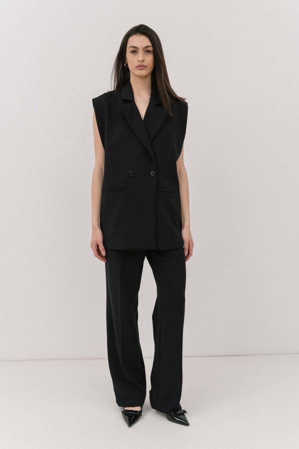 Molly double-breasted vest - 4Tailors - Image 3