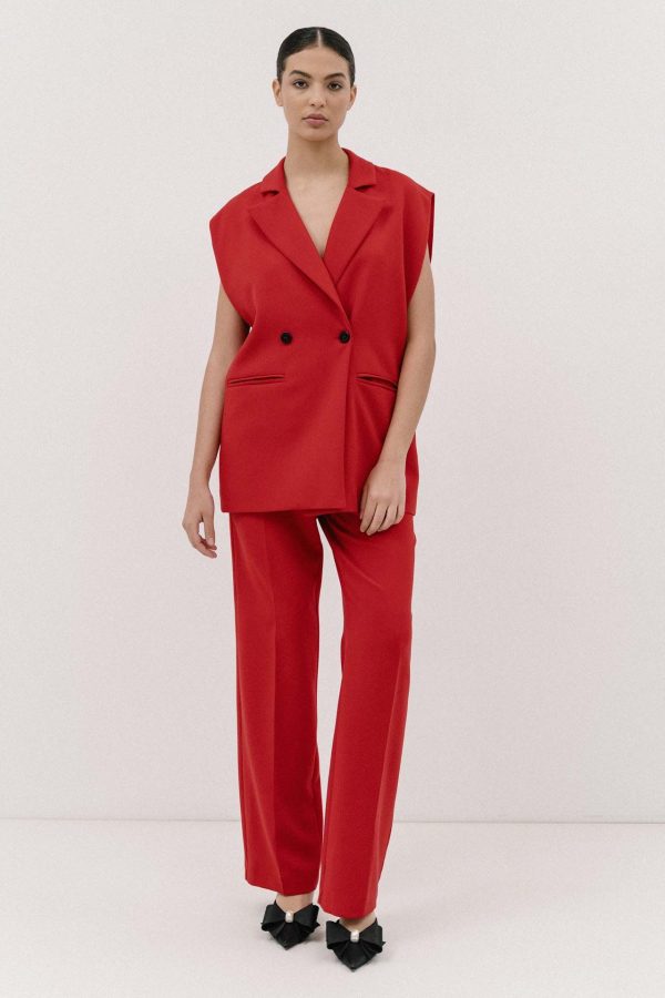 Molly double-breasted vest - 4Tailors - Image 6