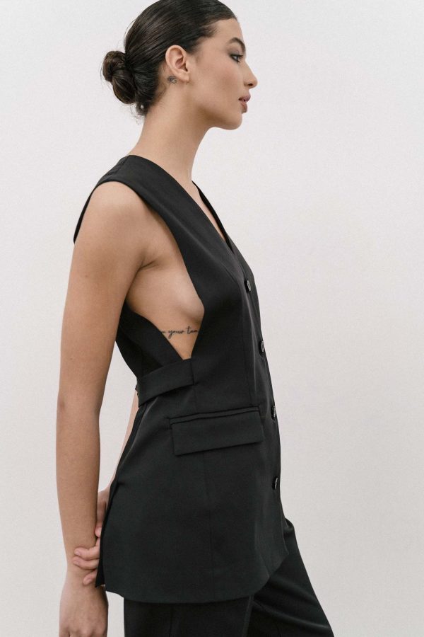 Nancy tailored sleeveless vest - 4Tailors - Image 2