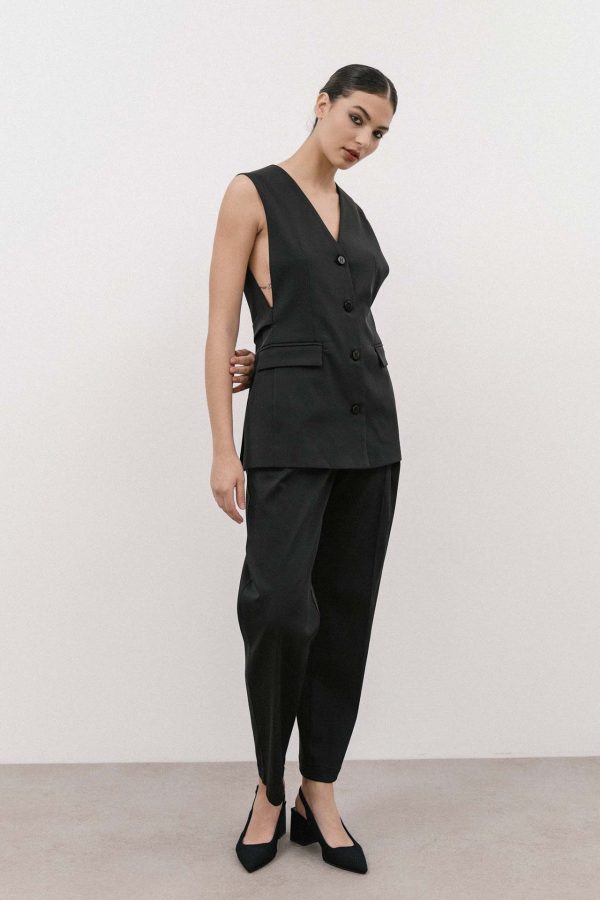 Nancy tailored sleeveless vest - 4Tailors - Image 4