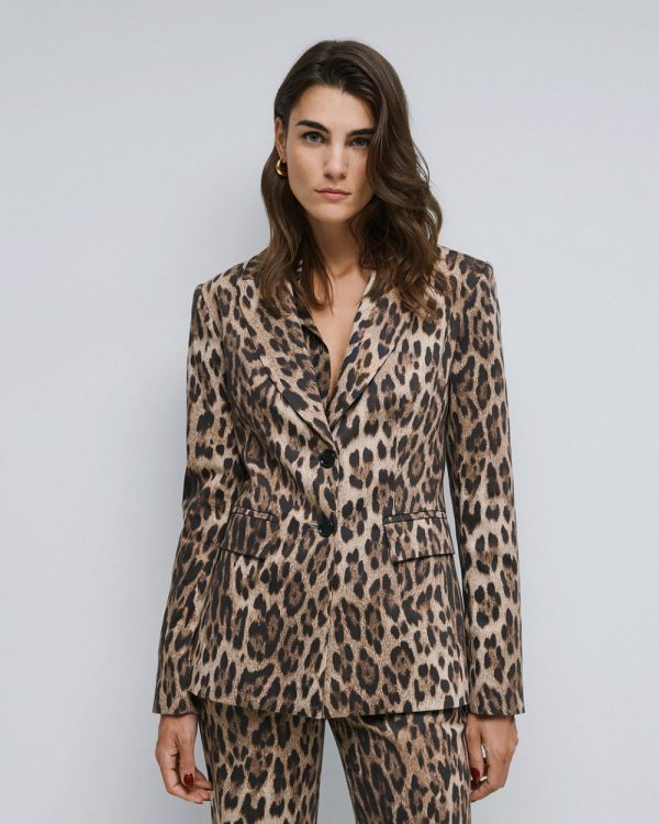 Leopard print blazer - Access Fashion - Image 2