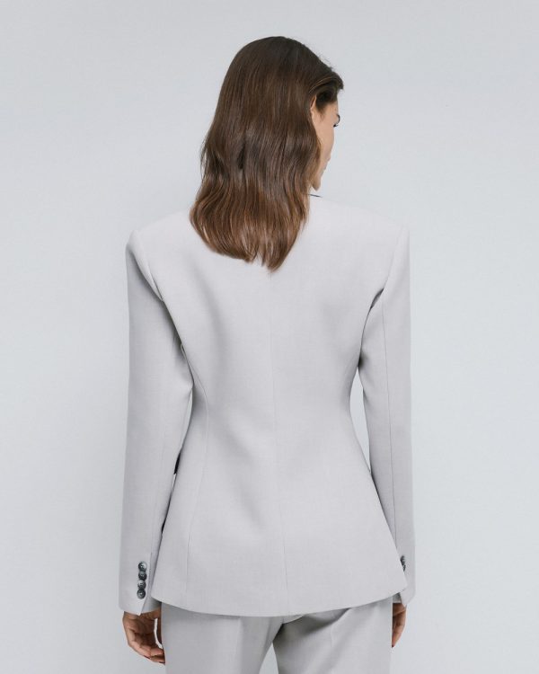 Tailored melange blazer - Access Fashion - Image 3