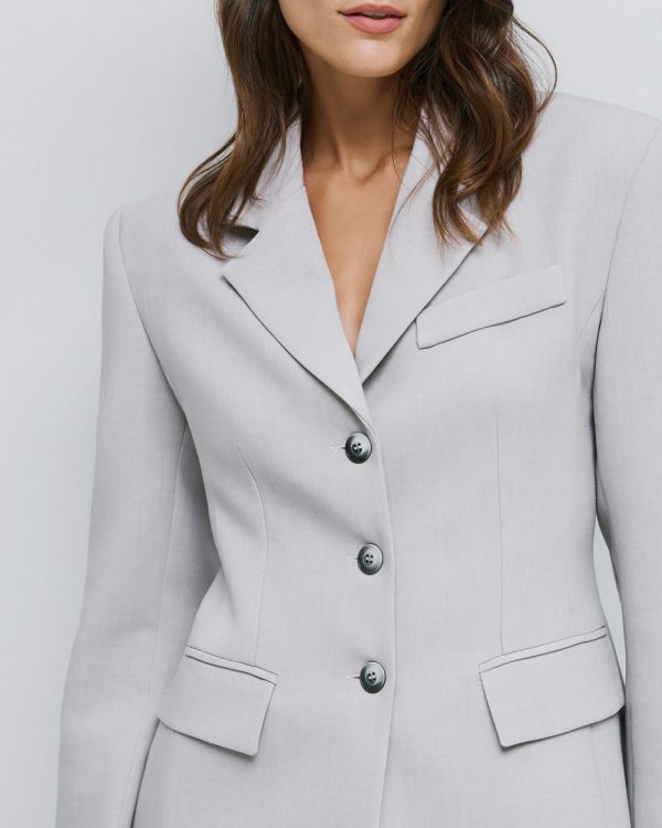 Tailored melange blazer - Access Fashion - Image 4