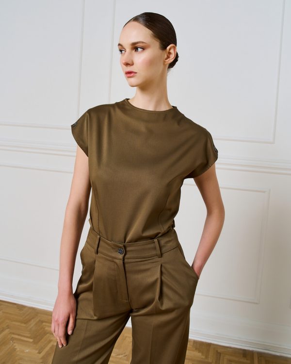 Top with short sleeves and buttons - Access Fashion - Image 3