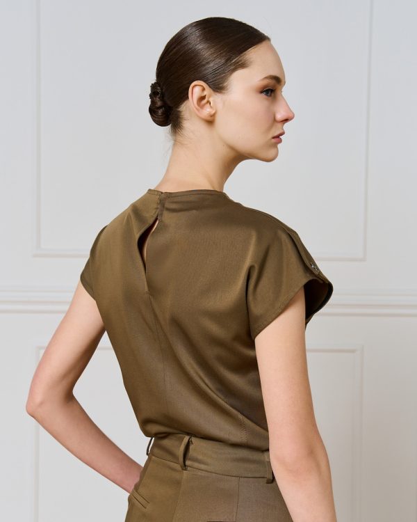 Top with short sleeves and buttons - Access Fashion - Image 4