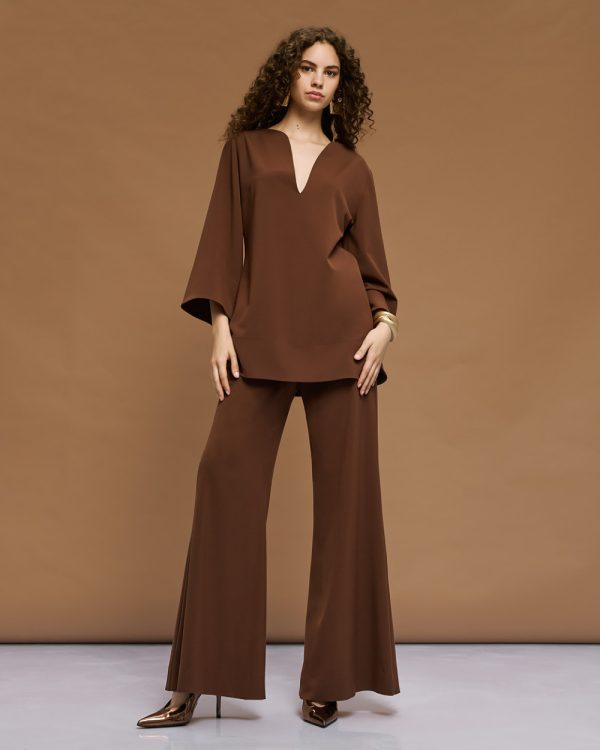 Long blouse with bell sleeves - Access Fashion
