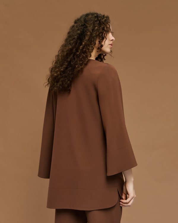 Long blouse with bell sleeves - Access Fashion - Image 4