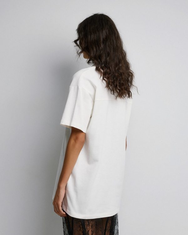 Cotton blouse with embroidery - Access Fashion - Image 3