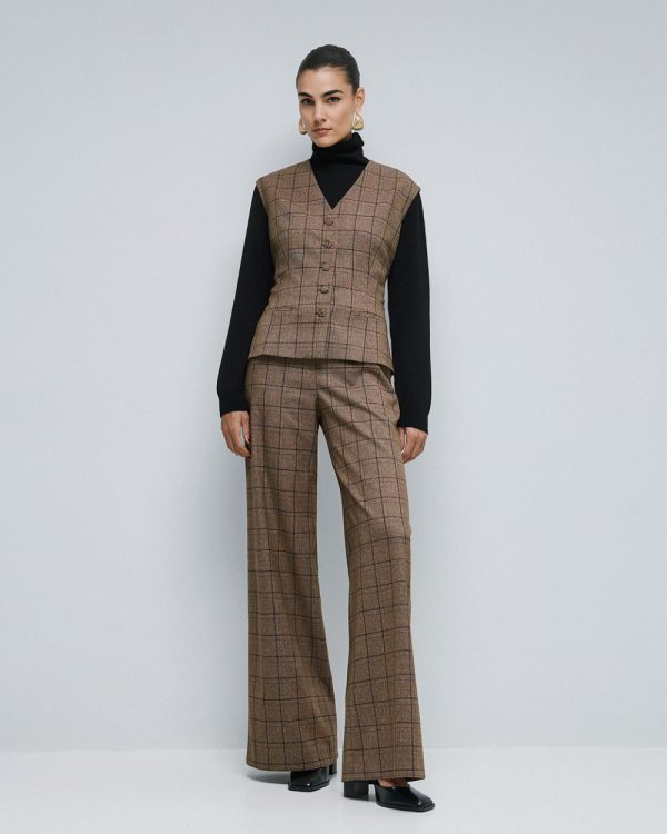 Checked vest - Access Fashion - Image 2