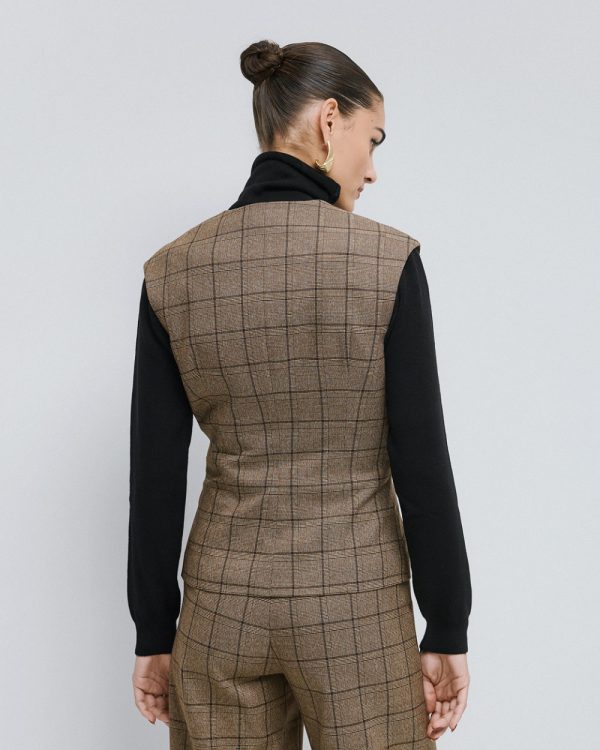 Checked vest - Access Fashion - Image 4