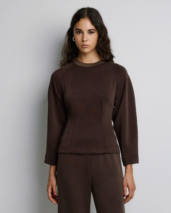 Blouse with decorative seams - Access Fashion