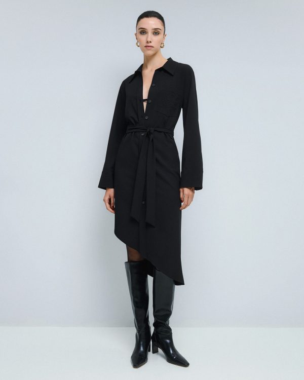 Asymmetric shirt dress - Access Fashion