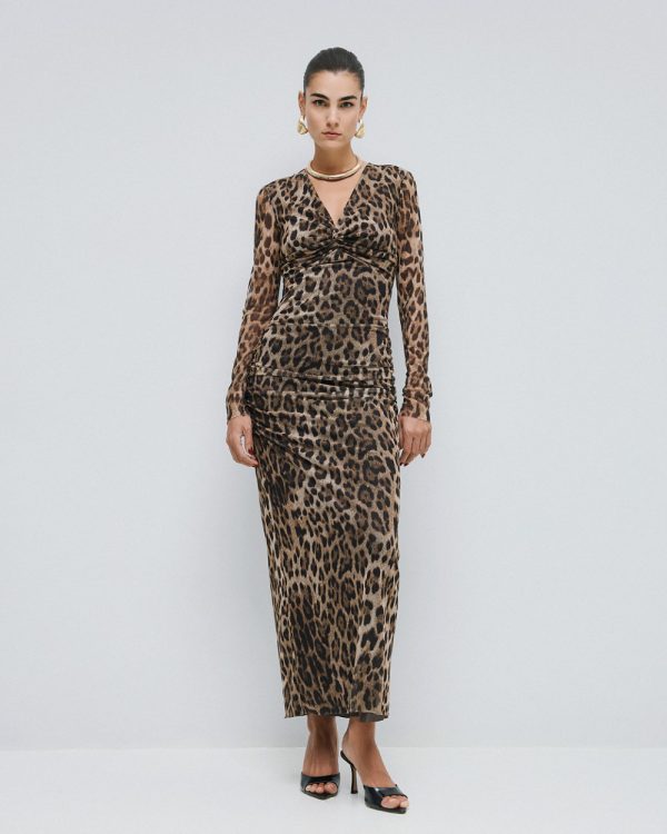 Leopard tulle dress - Access Fashion