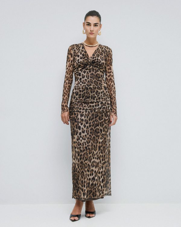 Leopard tulle dress - Access Fashion - Image 3