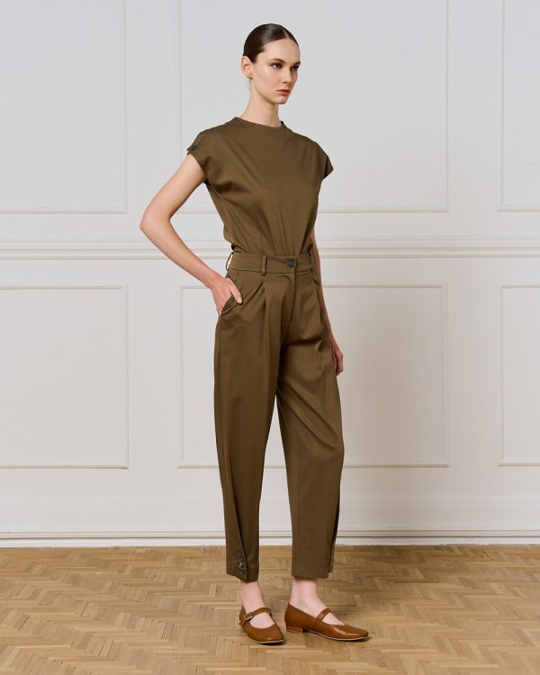 Pants with buttoned hem - Access Fashion - Image 3