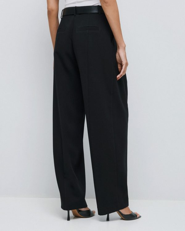 High-waist pants with pleats - Access Fashion - Image 3