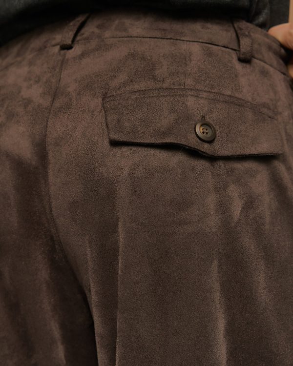Straight-leg suede pants - Access Fashion - Image 5