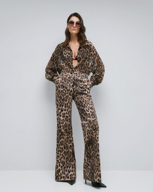 Leopard print pants - Access Fashion - Image 3