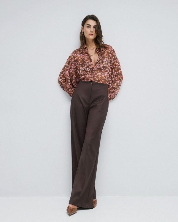 Straight wide-leg pants - Access Fashion