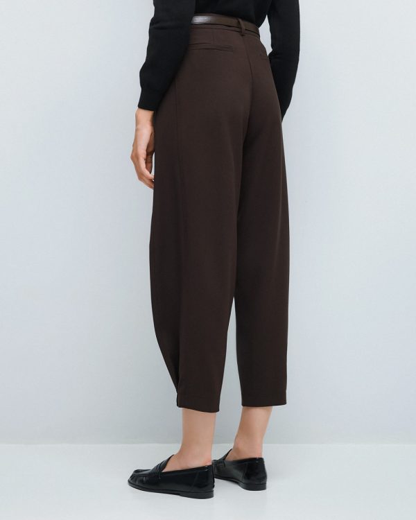 Barrel pants with front pleats - Access Fashion - Image 6