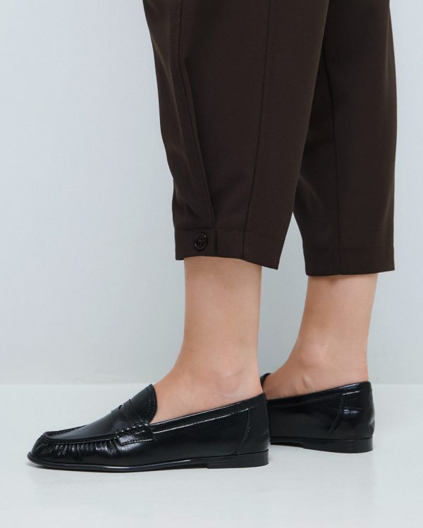 Barrel pants with front pleats - Access Fashion - Image 7