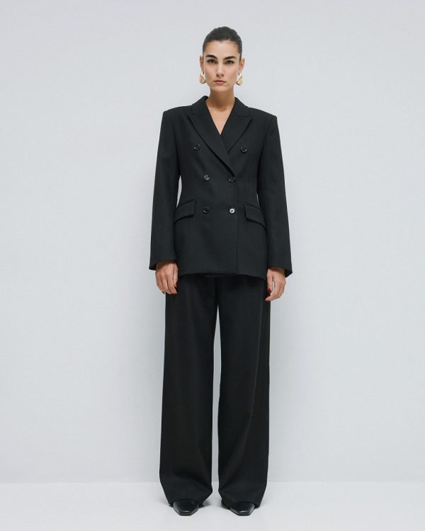 Striped pants with a wide-leg -  Access Fashion