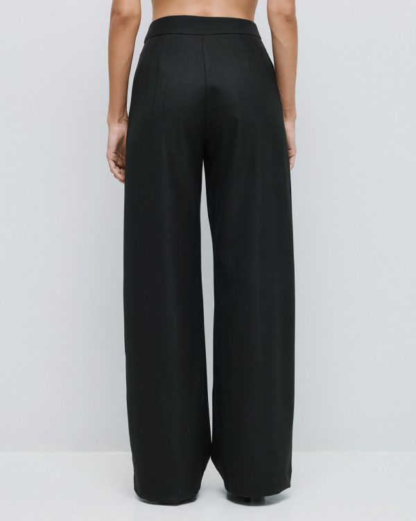 Striped pants with a wide-leg -  Access Fashion - Image 3