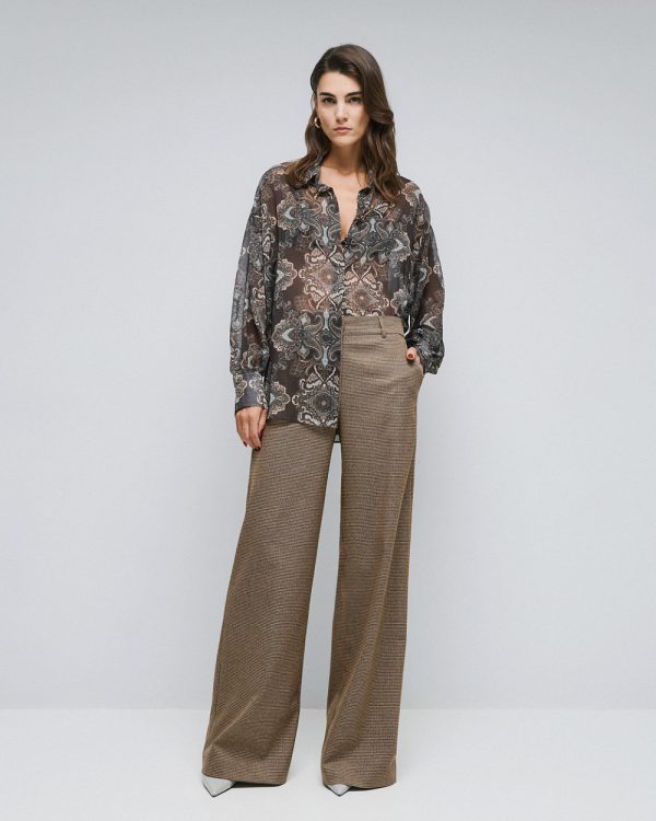 Mini-check pants - Access Fashion