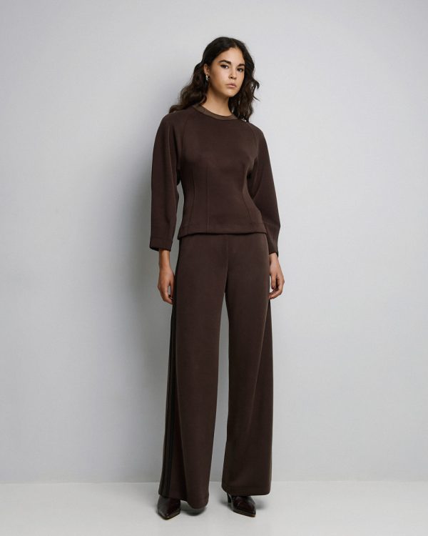 Pants with elastic waistband - Access Fashion