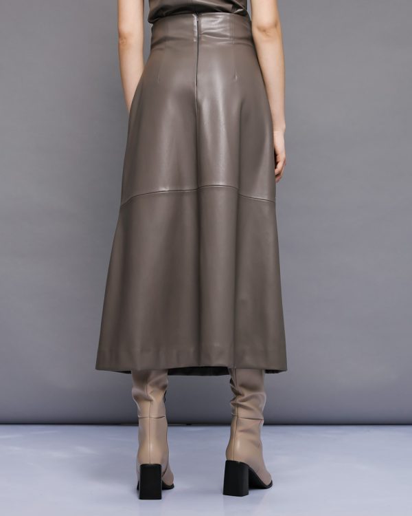 High-waist faux leather skirt - Access Fashion - Image 4
