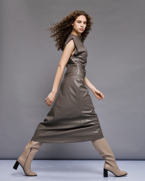 High-waist faux leather skirt - Access Fashion - Image 5