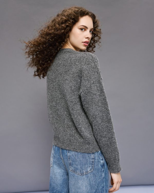 Knitted blouse with rhinestones - Access Fashion - Image 4