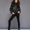 Suede-effect leggings - Access Fashion