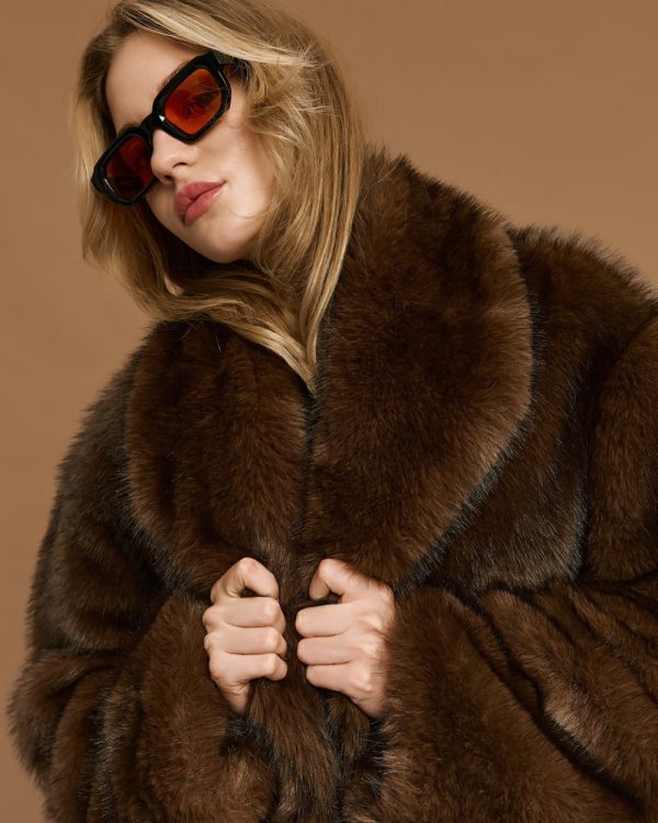 Short faux fur jacket - Access Fashion - Image 5