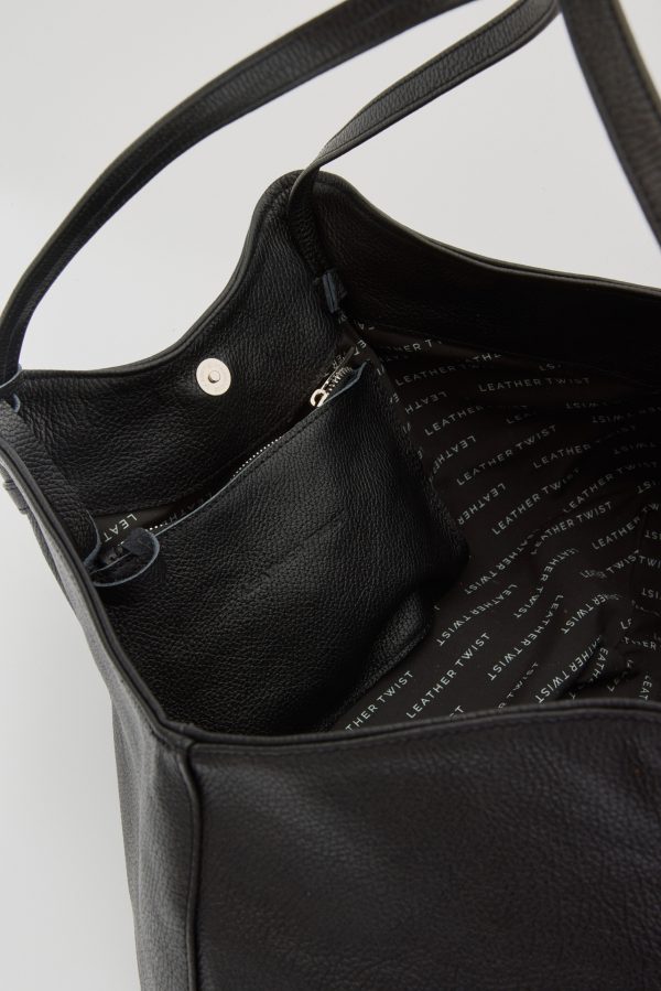 Blush real leather bag - Leather Twist - Image 7