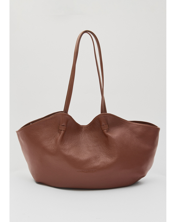 Blush real leather bag - Leather Twist