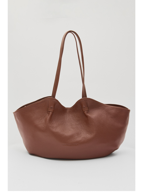 Blush real leather bag - Leather Twist