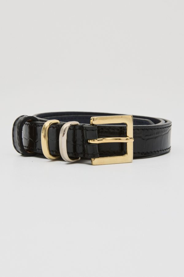 Ellis leather belt - Leather Twist - Image 5