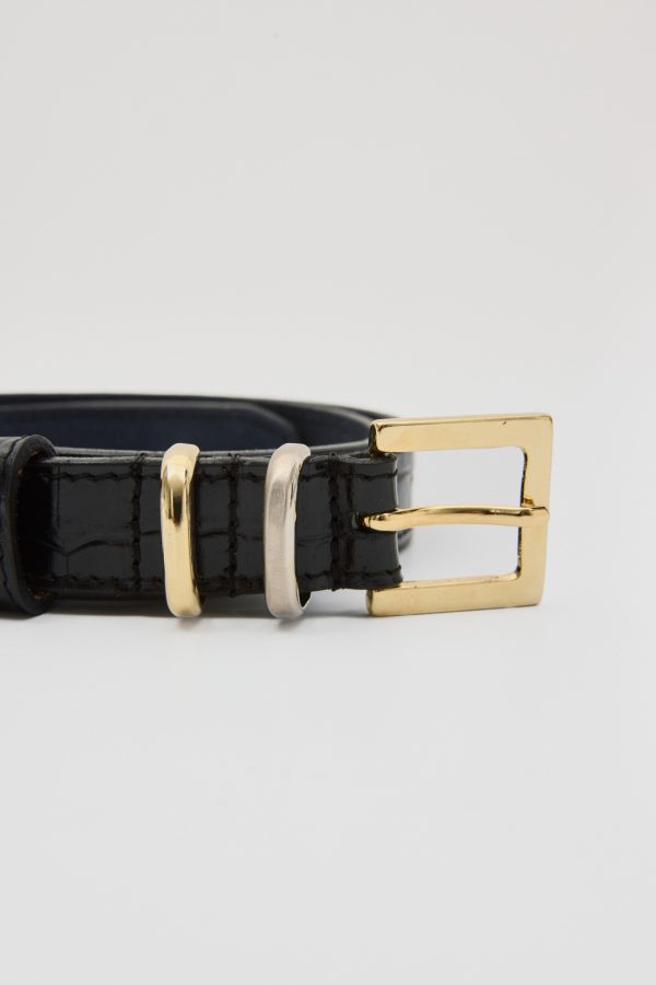 Ellis leather belt - Leather Twist - Image 7