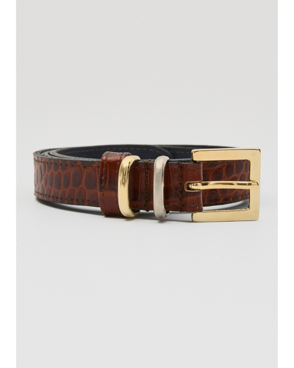 Ellis leather belt - Leather Twist