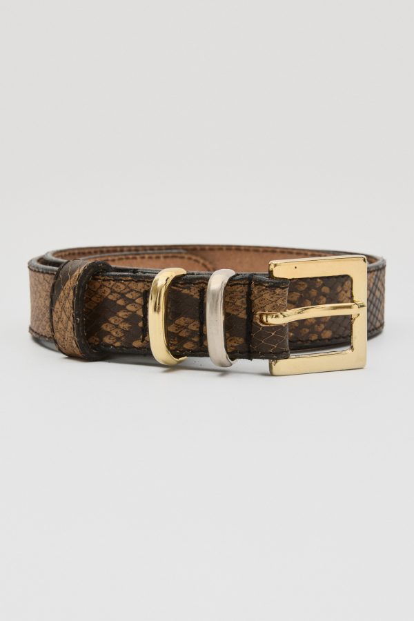Ellis leather belt - Leather Twist - Image 9