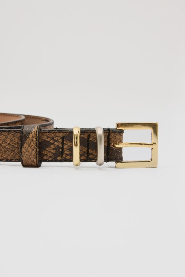 Ellis leather belt - Leather Twist - Image 10