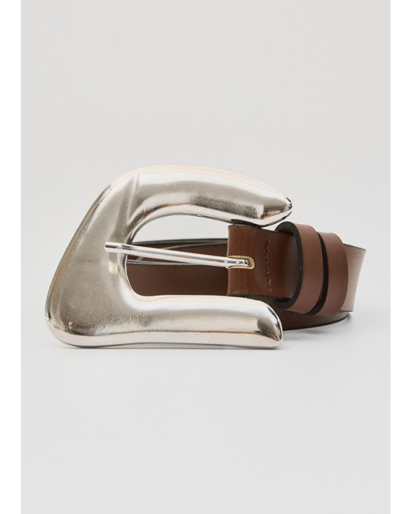 U-Shape leather belt - Leather Twist